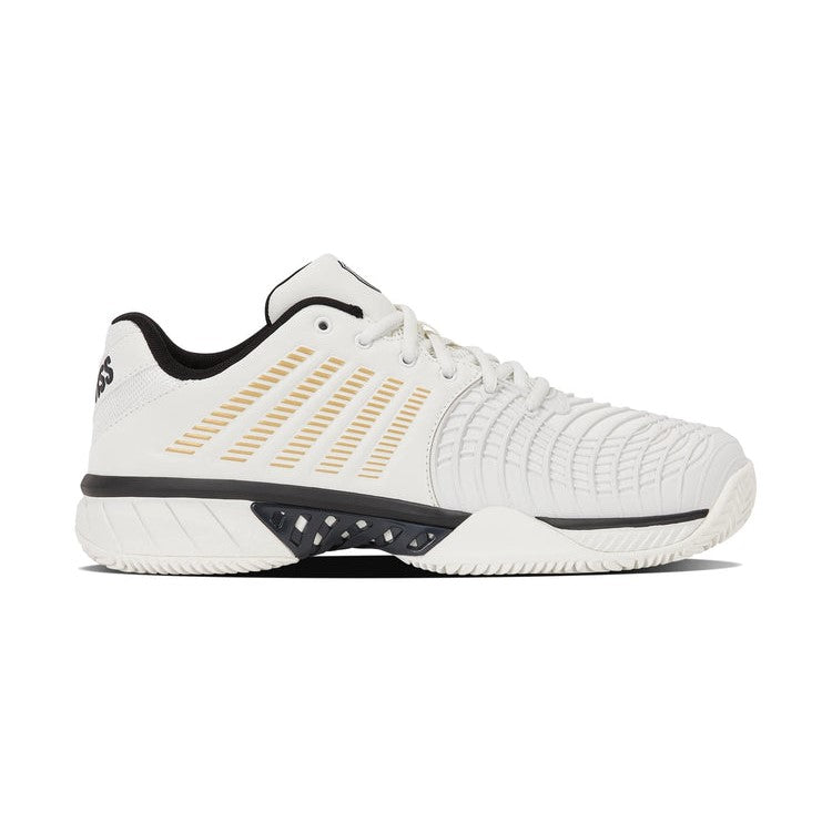 K Swiss Express Light 3 Clay Court Tennis Shoes Men's (White Gold 109)