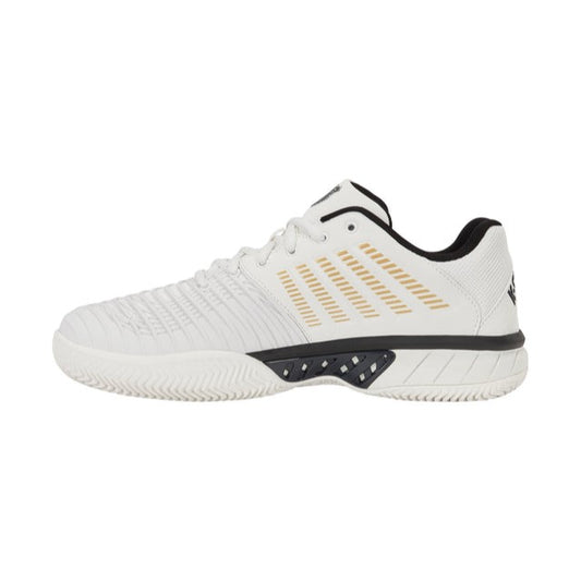 K Swiss Express Light 3 Clay Court Tennis Shoes Men's (White Gold 109)