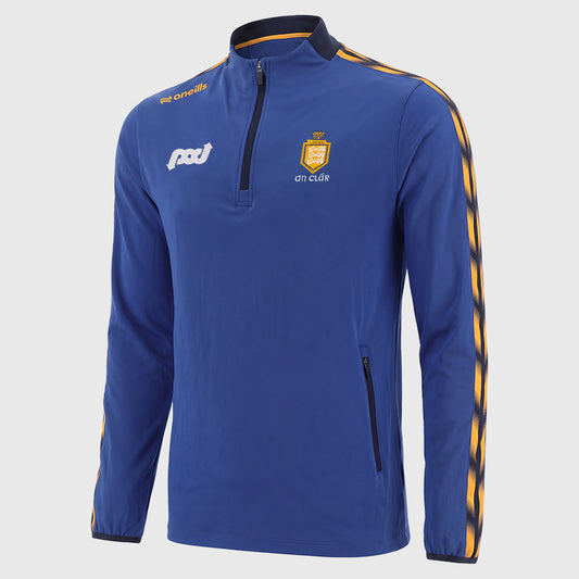 O'Neills Clare GAA Imperium 184 Half Zip Junior (Royal Marine Amber)