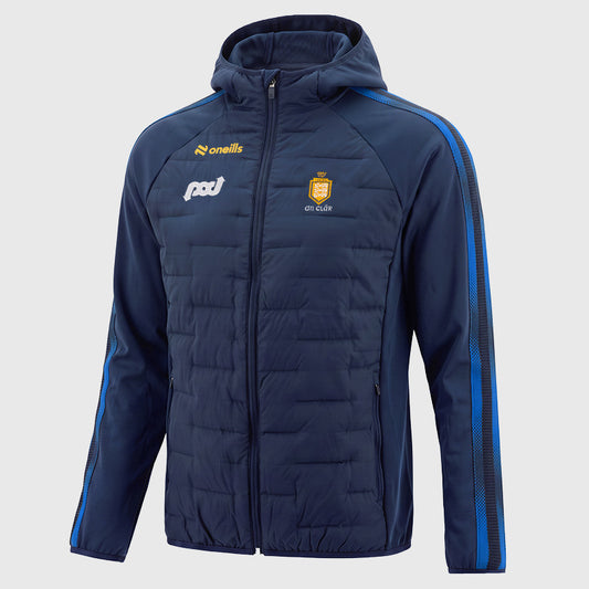 O'Neills Clare GAA Imperium 075 Hooded Jacket Men's (Marine Royal Amber)
