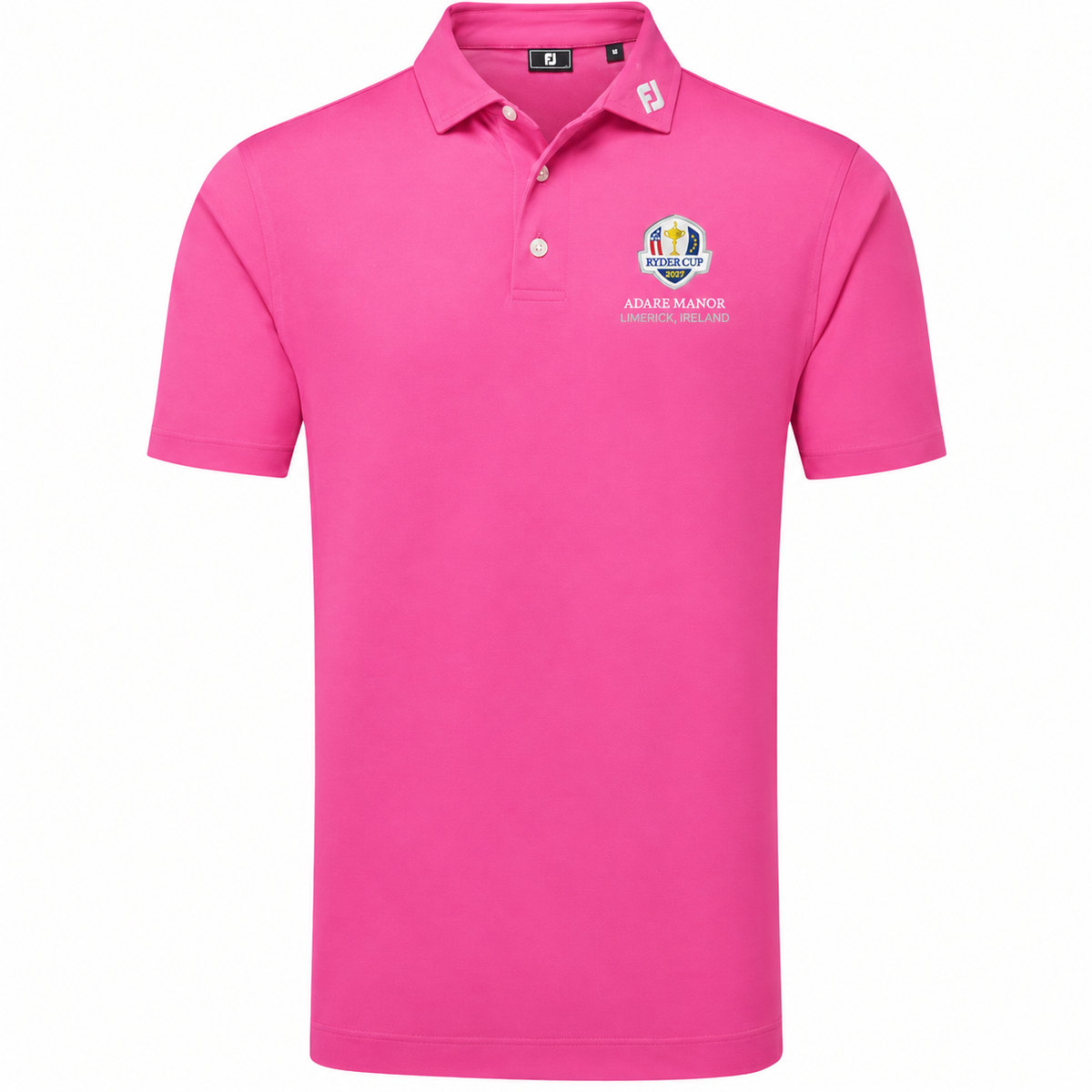 Footjoy Ryder Cup Performance Polo Shirt Men's (Hot Pink)