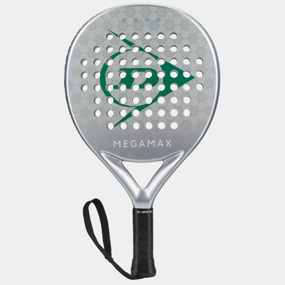 Dunlop Megamax Silver Padel Racket Unisex (Silver 10370741)