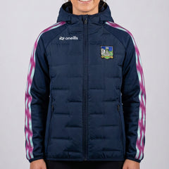 O'Neills Limerick GAA Imperium 075 Hooded Jacket Women's (Marine Green Purple)