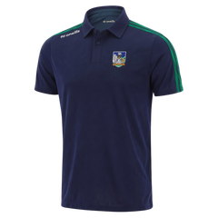 O'Neills Limerick GAA Imperium 061 Polo Shirt Men's (Marine Green White)