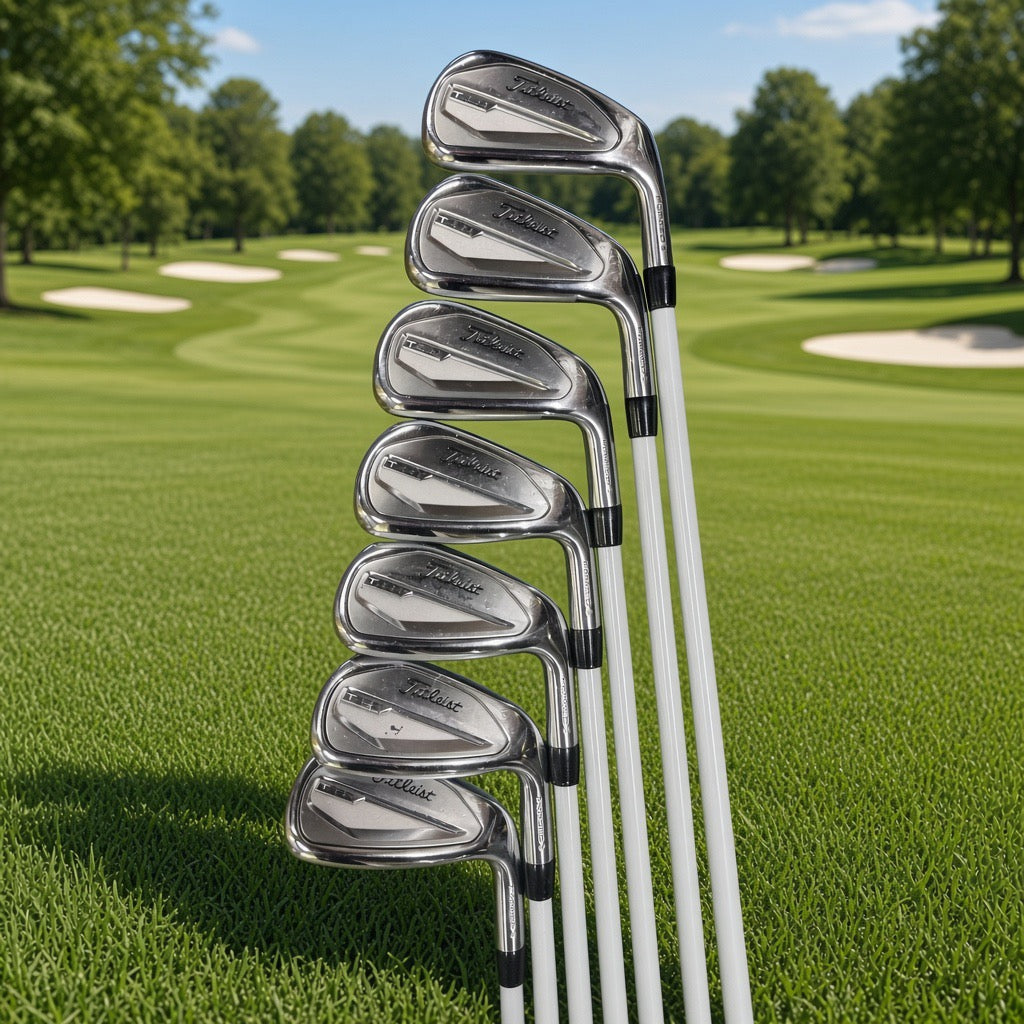 Titleist T350 5 to 9 Irons PW 43°+GW 48° 7 Iron Set EX-Rental (Ladies Right Hand)