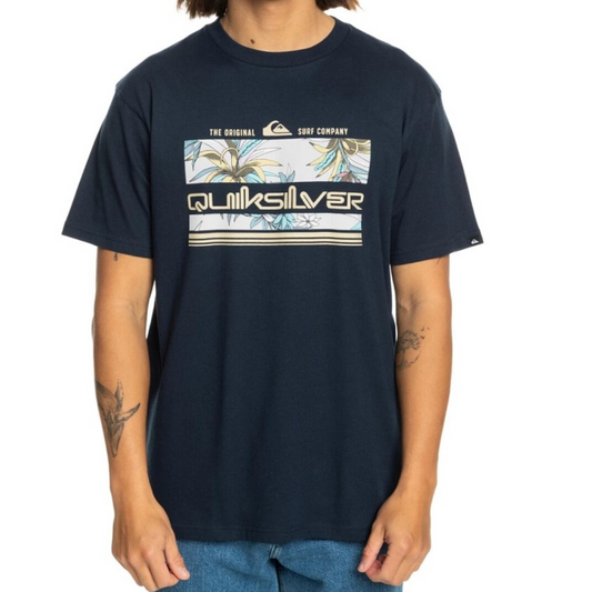 Quicksilver Tropical Rainbow T-Shirt Men's (Navy BYJ0)