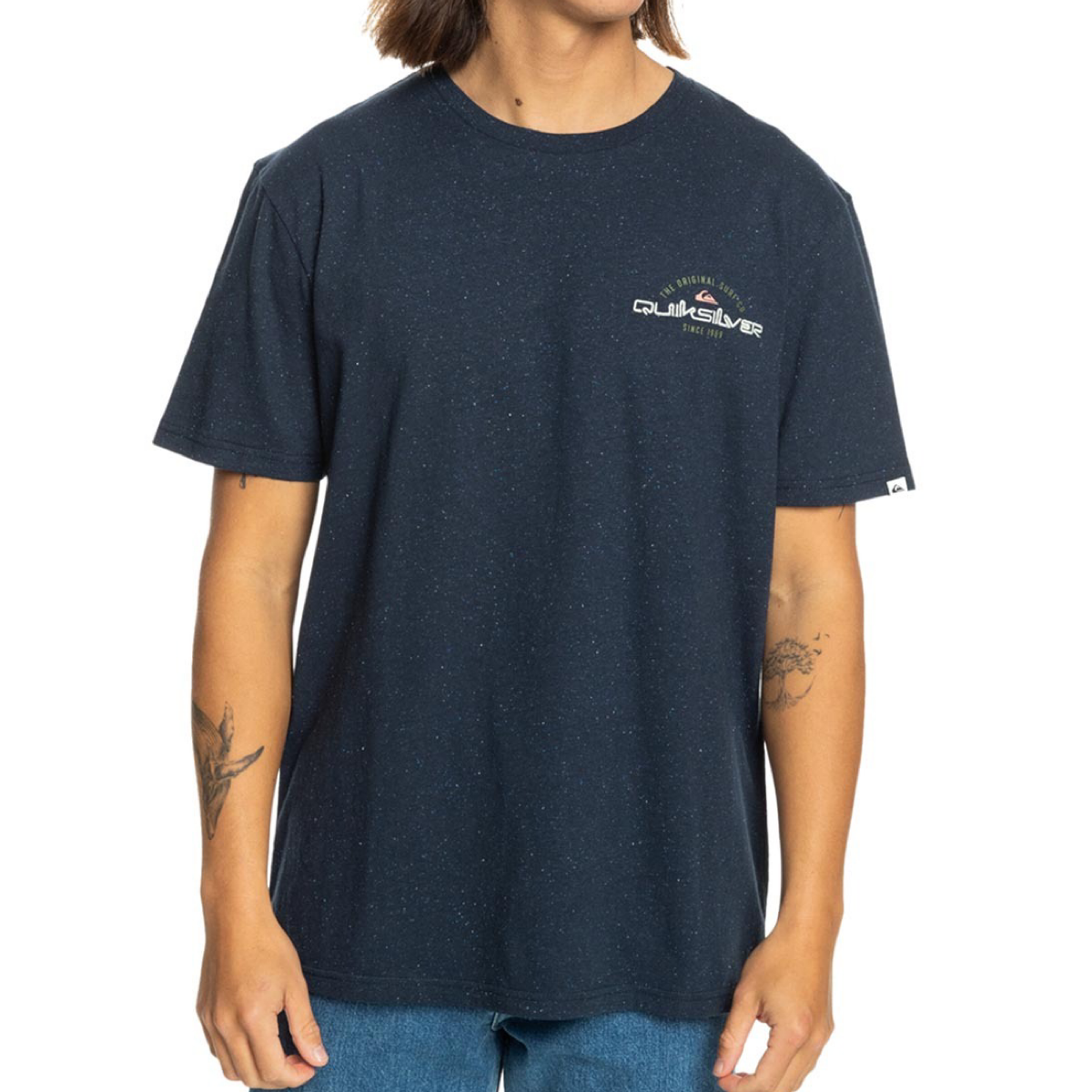 Quicksilver Arched Type T-Shirt Men's (Navy BYJ0)