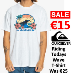 Quicksilver Riding Today T-Shirt Men's (White WBB0)