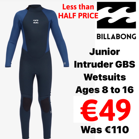 Billabong Intruder 3/2mm GBS - Back Zip Wetsuit Junior