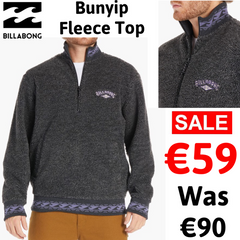 Billabong Bunyip Half Zip Top Men's (Black Heather)