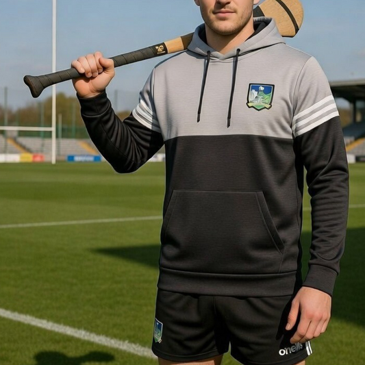 O'Neills Limerick Sedona 012 Tech Fleece Hoodie Men's (Black Silver)