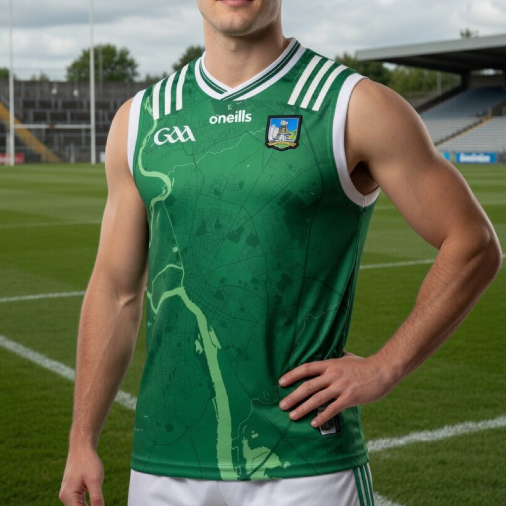 O'Neills Limerick GAA Training Vest (Green)