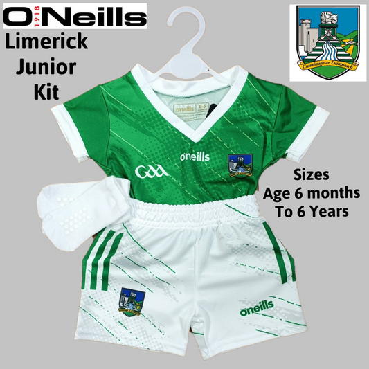 O'Neills Limerick GAA Junior Jersey Set 2023