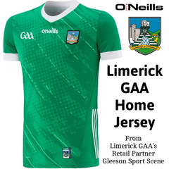 O'Neills Limerick GAA Kid's Home Jersey 2023 (Green White)