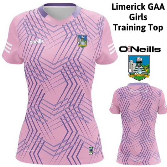 O'Neills Limerick GAA Granada Training Top Girl's (Cotton Candy)
