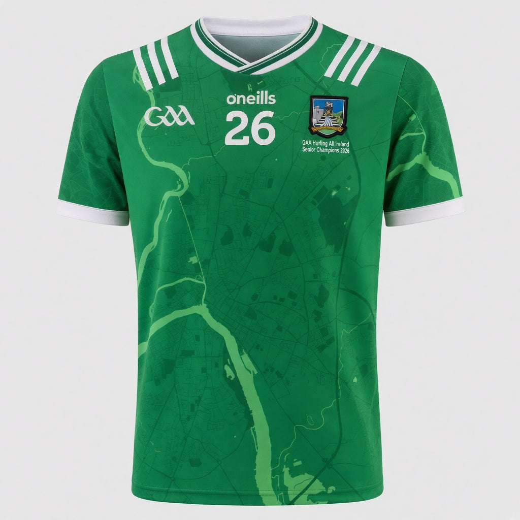 O'Neills Limerick GAA All Ireland Hurling Champions Jersey 2026