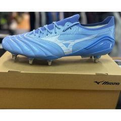 Mizuno Morelia Neo IV Elite Soft Ground Rugby Boots Men's (Celeste Blue)