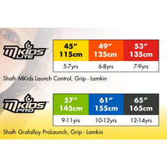 MKids Lite Driver Ages 7-9 Junior Left Hand (Red 135cm)