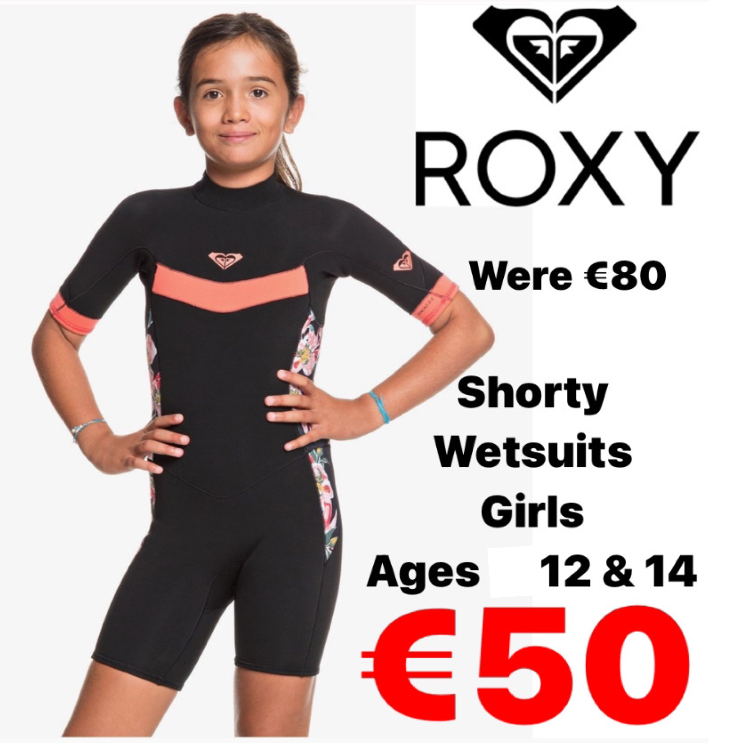 Roxy Shorty Wetsuit Girls
