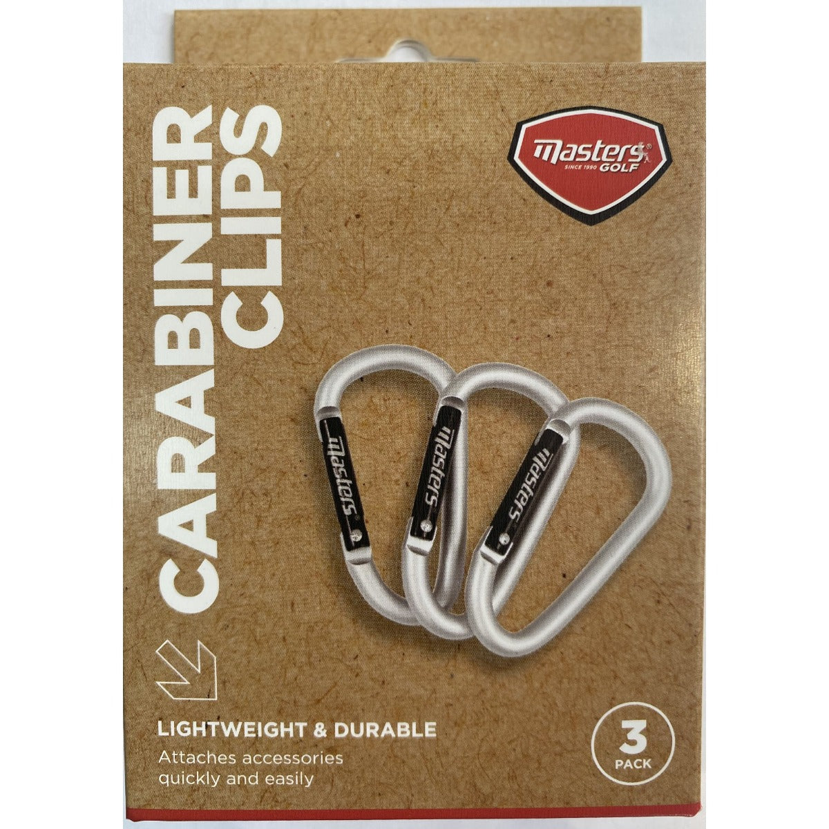 Masters Carabiner Clips 3 Pack