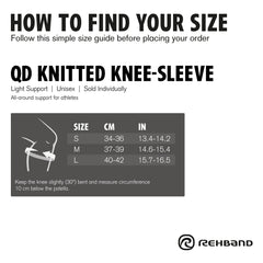 Rehband QD Knit Knee Sleeve
