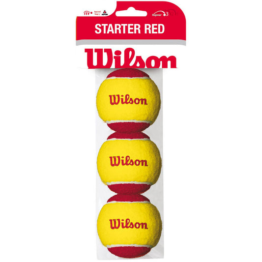 Wilson Starter Red Tennis  Ball x 3