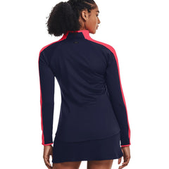 Under Armour Storm Midlayer 1/2 Zip Top Womens (Navy Pink 411)