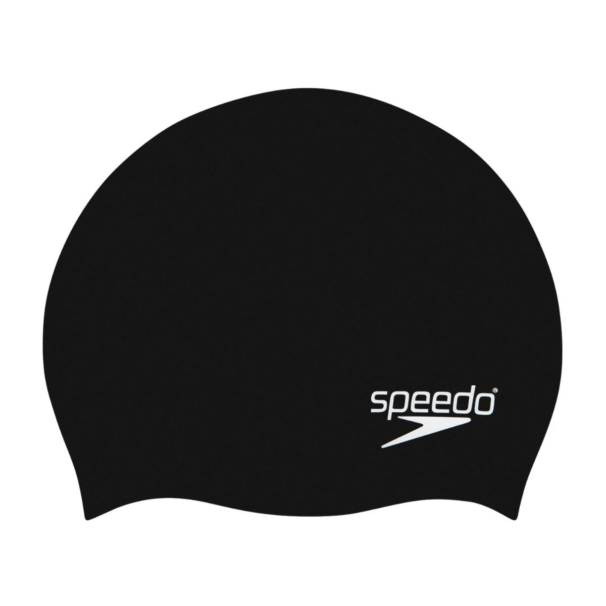 Speedo Plain Moulded Silicone Cap Junior