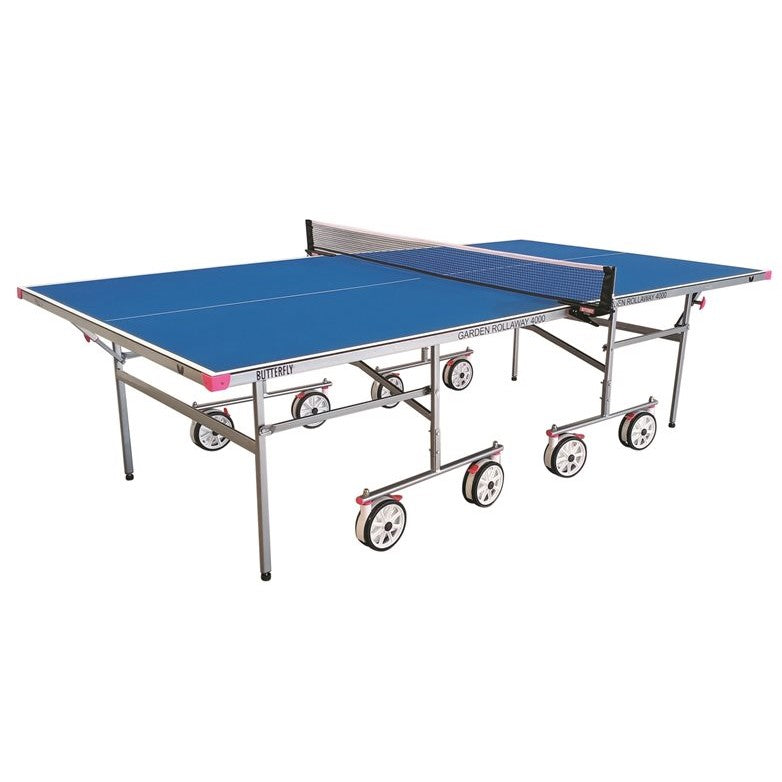 Butterfly Garden Rollaway Outdoor Table Tennis Table 4000
