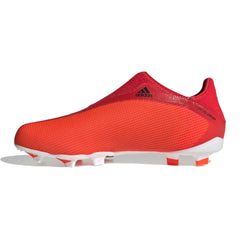 Adidas X Speedflow .3 Firm Ground Junior Football Boots (Red Black FY3257)