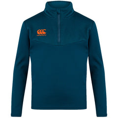 Canterbury 1/4 Zip Poly Fleece Junior (Blue 72A)