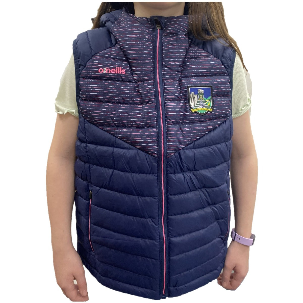 O’Neills Limerick Harlem 70 Hooded Gilet Girls