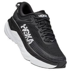 Hoka Bondi 7 Ladies Running/walking Shoe Wide (Black White)