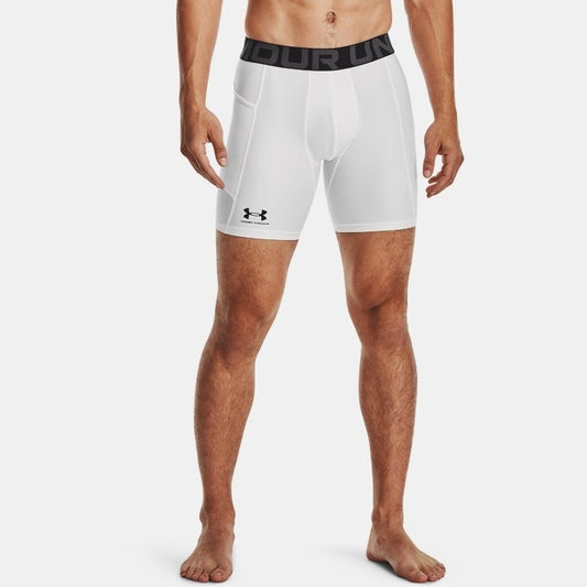 Under Armour Heatgear Compression Shorts Men's (White 100)