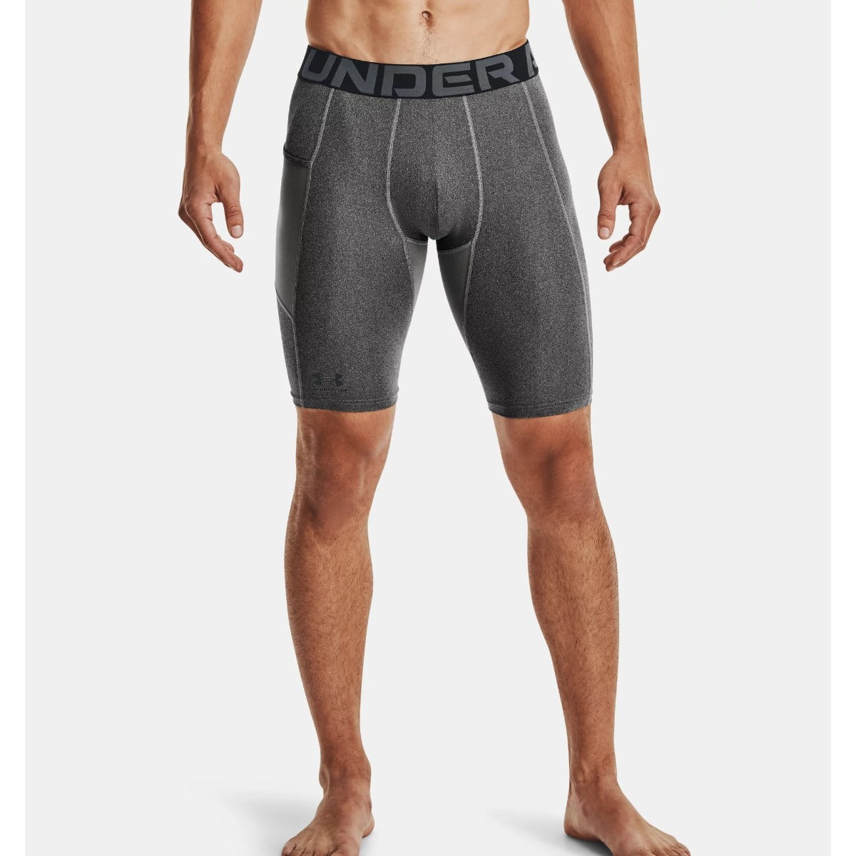 Under Armour Heatgear Pocket Long Shorts Men's (Grey)