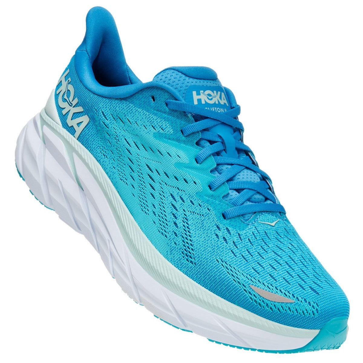 Hoka Clifton 8 Men's Running/walking Shoes (Ibiza Blue)