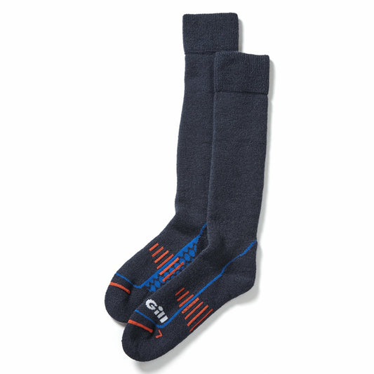 Gill Merino Wool Boot Socks Mens (Navy)