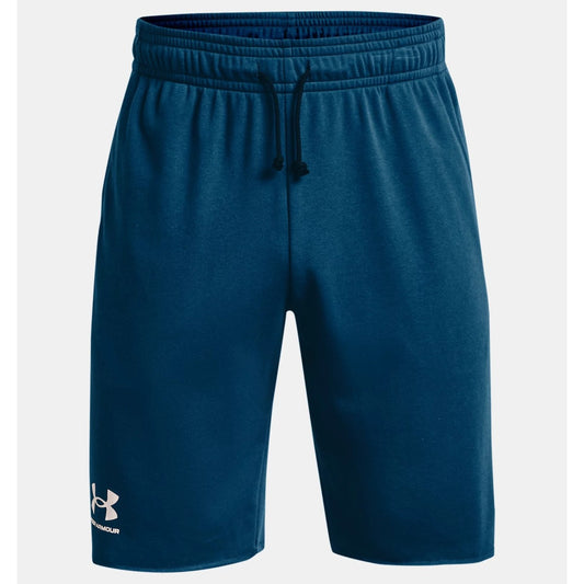 Under Armour Rival Terry Shorts Mens (Deep Sea 458)