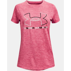 Under Armour Tech Big Logo Twist T-shirt Girls (Pink 692)