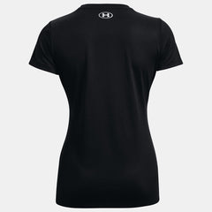UNDER ARMOUR TECH SOLID LOGO ARCH TEE WOMENS