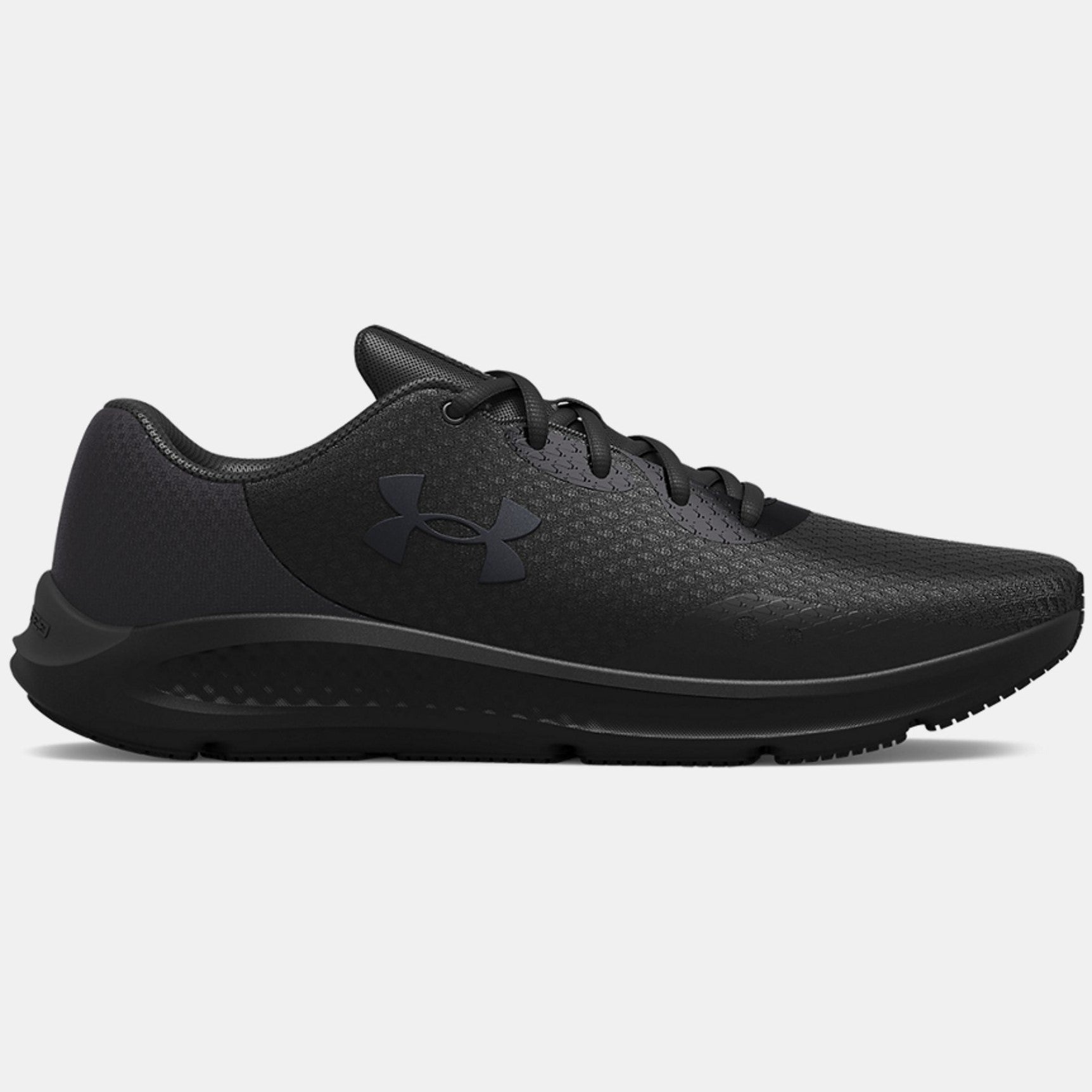 Men's under armour black shoes sale