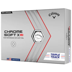 Callaway Chrome Soft X Ls Triple Track Golf Balls X 12
