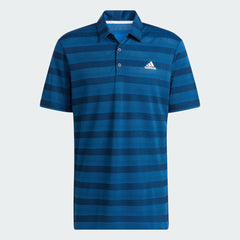 Adidas 2 Colour Stripe Polo Shirt Men's (Navy)