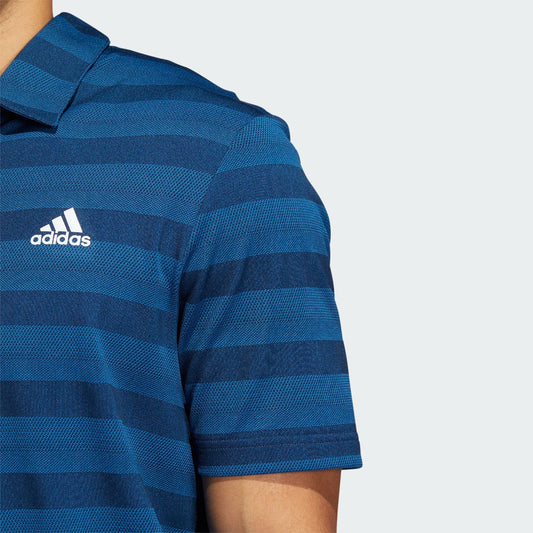 Adidas 2 Colour Stripe Polo Shirt Men's (Navy)
