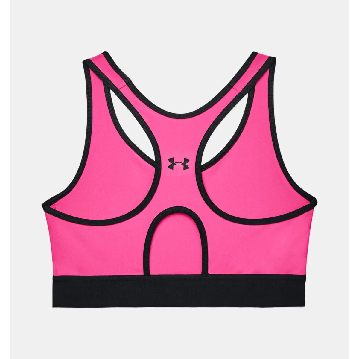 Under Armour Women's Armour Mid Keyhole Graphic Sports Bra - Mauve Pin