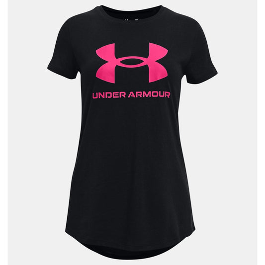 Under Armour Sportstyle Graphic T-shirt Girls (Black 003)