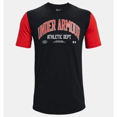 Under Armour Athletic Department Colourblock T-shirt Men's (Black 001)