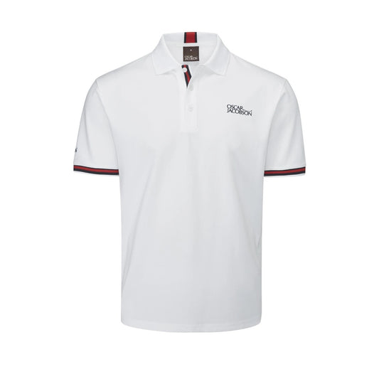 Oscar Jacobson Durham Tour Polo Shirt Mens (White)