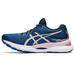 Asics Gel Nimbus 24 Womens Running Shoes (Blue Pink)