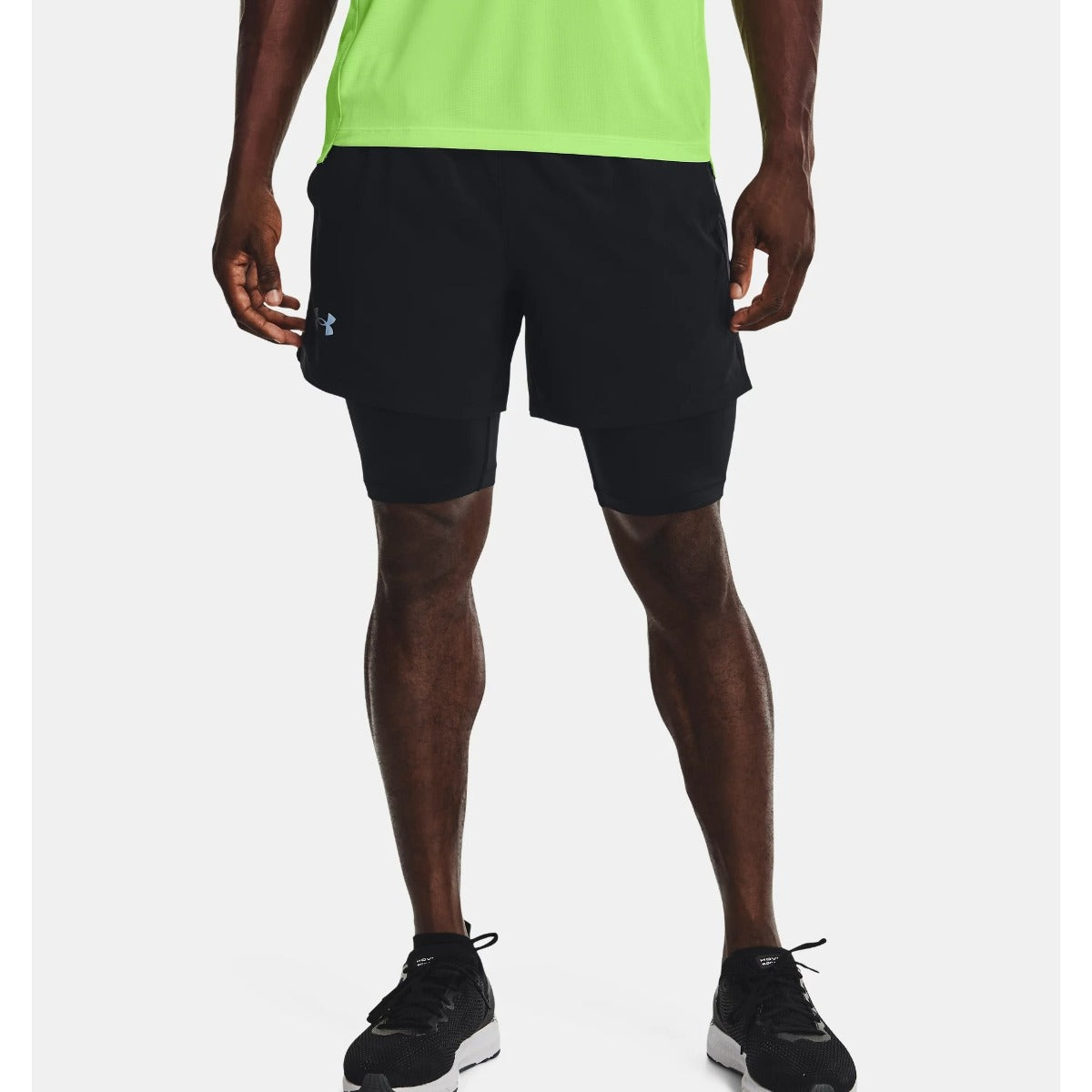 Under Armour Launch 5" 2-in-1 Shorts Men's (Black 001)